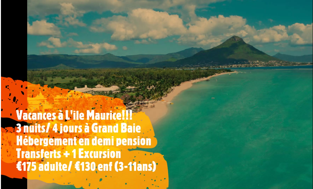 Vacances à L'ile Maurice!!!