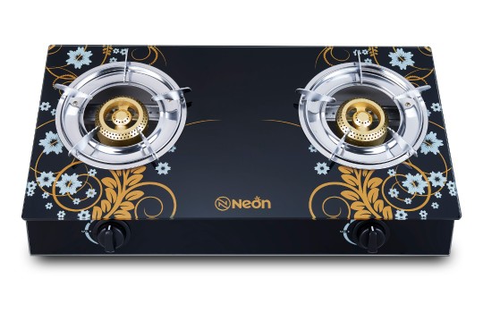 Cuisinière vitrée deux foyers