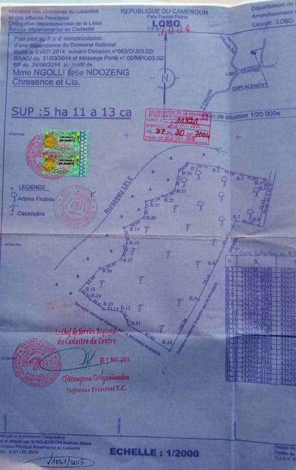 05HA TERRAIN TITRÉ À VENDRE À LOBOLM LIEU-DIT ÉCHANGEUR