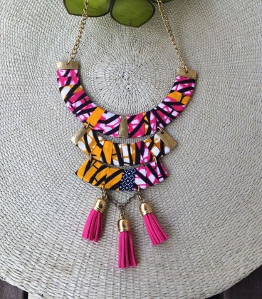 Collier en wax Collier en wax