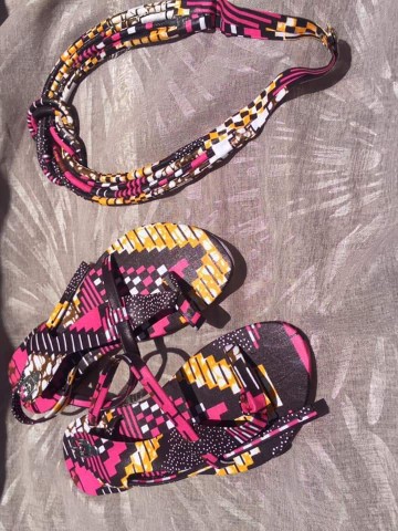 Chaussures et accessoires en wax Chaussures et accessoires en wax