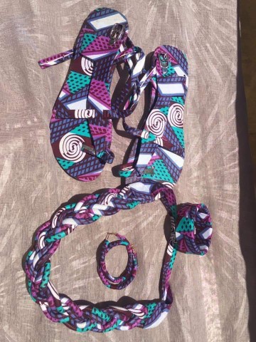 Chaussures et accessoires en wax Chaussures et accessoires en wax