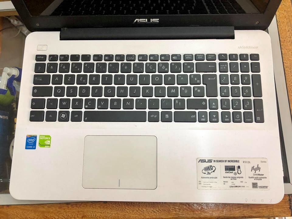 GAMER ASUS R511L CORE i3 KAZI NEUF RAM=4 GIGA / DISQUE DUR =1TERA