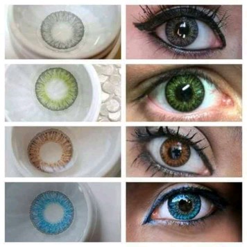 Lentilles de couleur