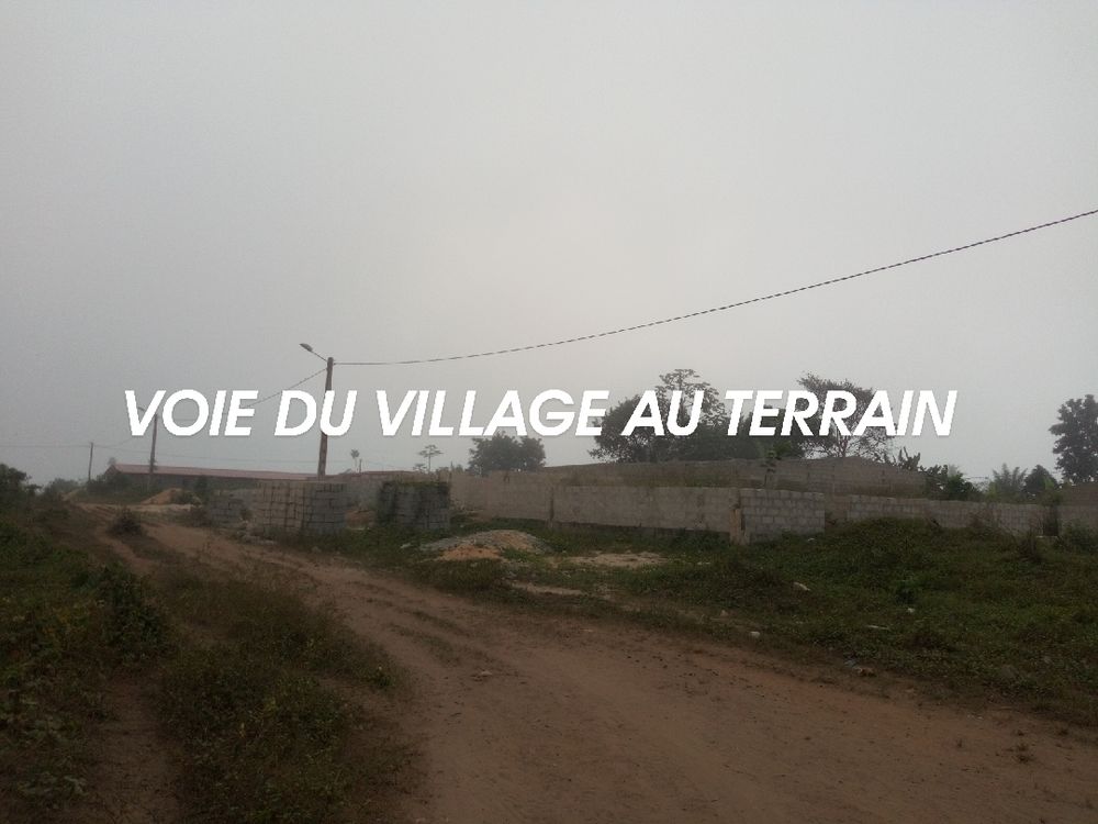 Terrain  De 600m² en Vente À 4 croix Commune D'anyama