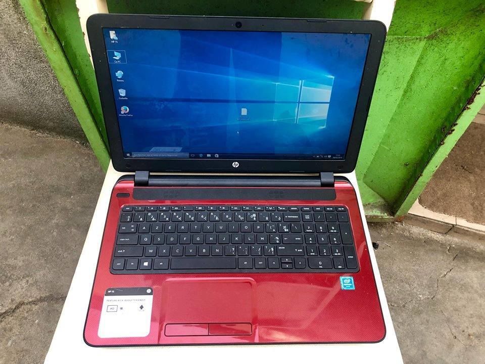 HP PAVILION 15 ROUGE DUAL CORE RAM=4 GO /500 GO 15.6"POUCES