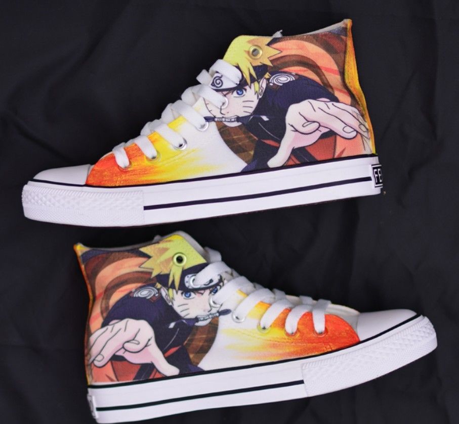Chaussures en toile collector NARUTO et ONE PIECE