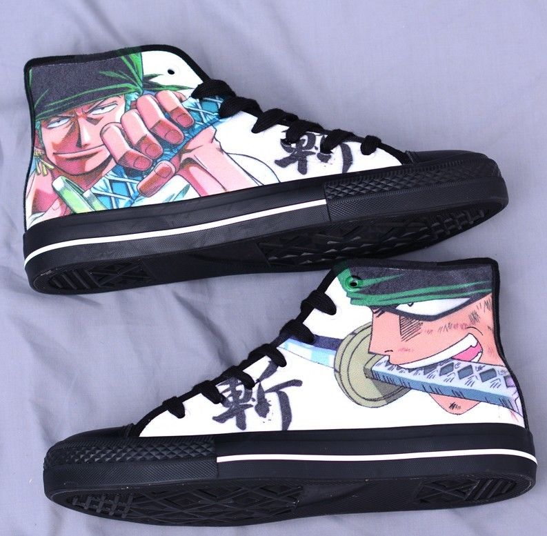 Chaussures en toile collector NARUTO et ONE PIECE