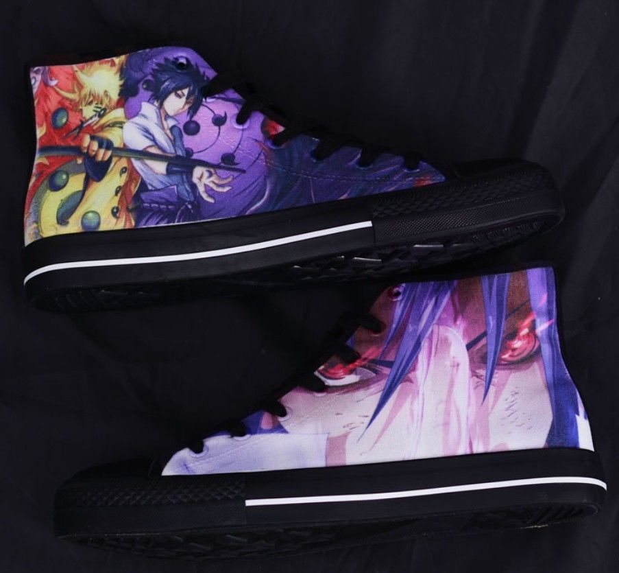 Chaussures en toile collector NARUTO et ONE PIECE