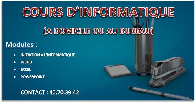 Formation Pratique en Word, Excel, Powerpoint