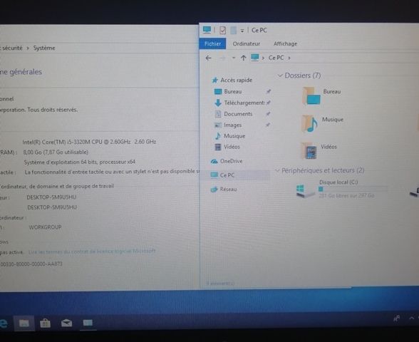 UN PC HP 8470P, COREI5, CLEAN