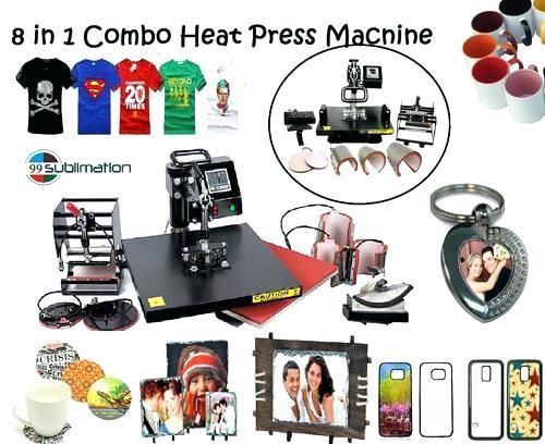 Presse à Chaud - Multifonction - 8 en 1 - Multicolore