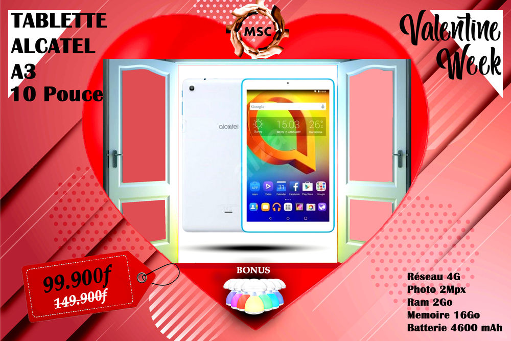 Tablette Alcatel A3 10 Pouces Promotion