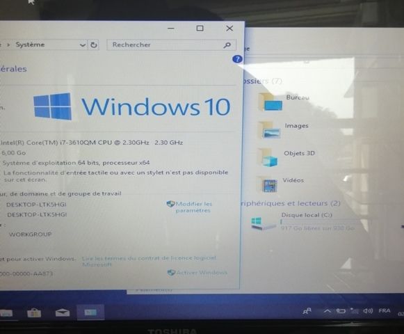 Pc Toshiba Satelitte L870, Core I7.. 17 POUCES...