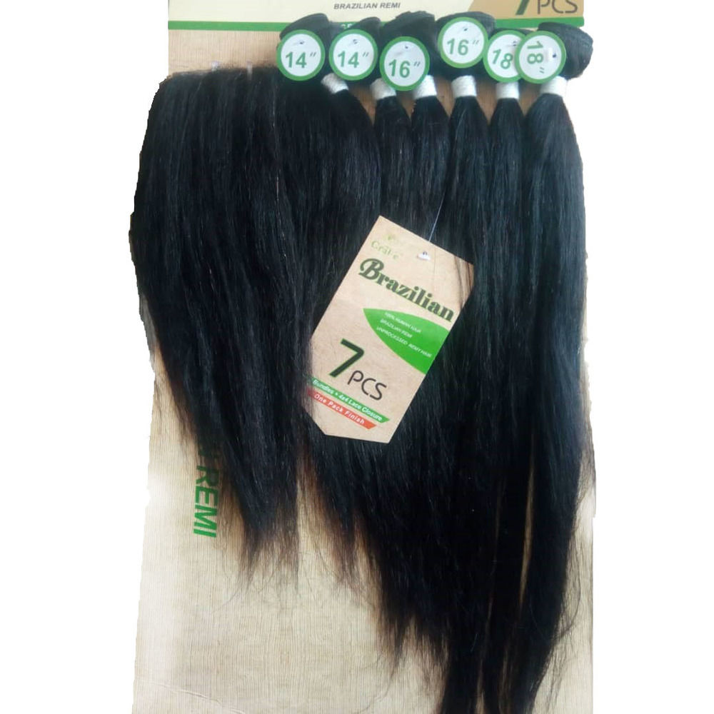 Meches 100% Naturel avec closure