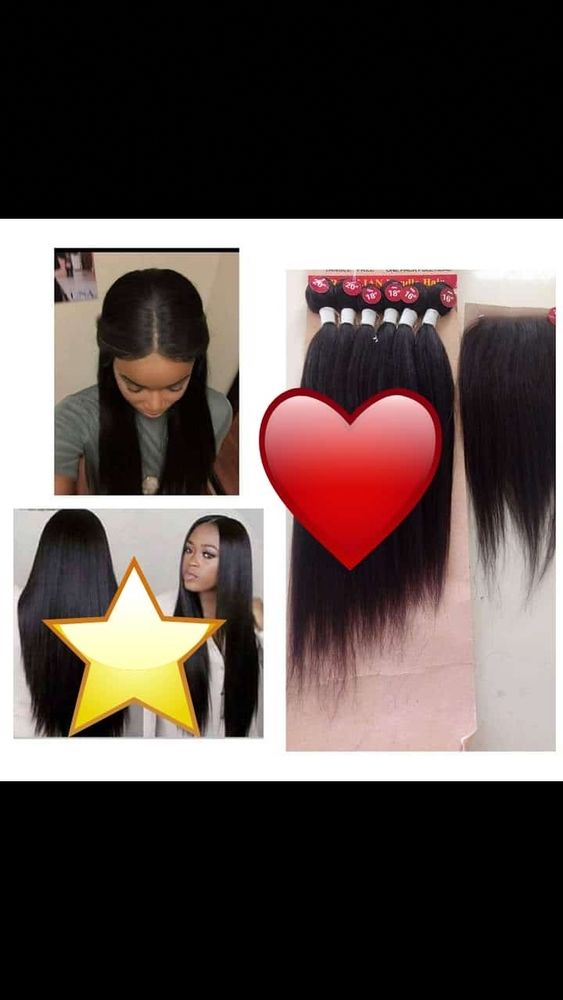 Meches 100% Naturel avec closure