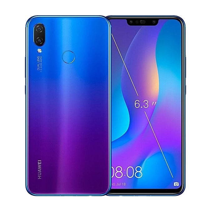 Huawei Nova 3i - 4 Go 4G - Dual Sim - Noir /Bleu-purple