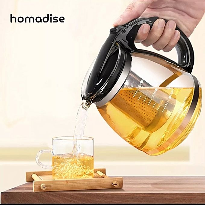 Carafe à Thé En Verre Avec Filtre - 750ml
