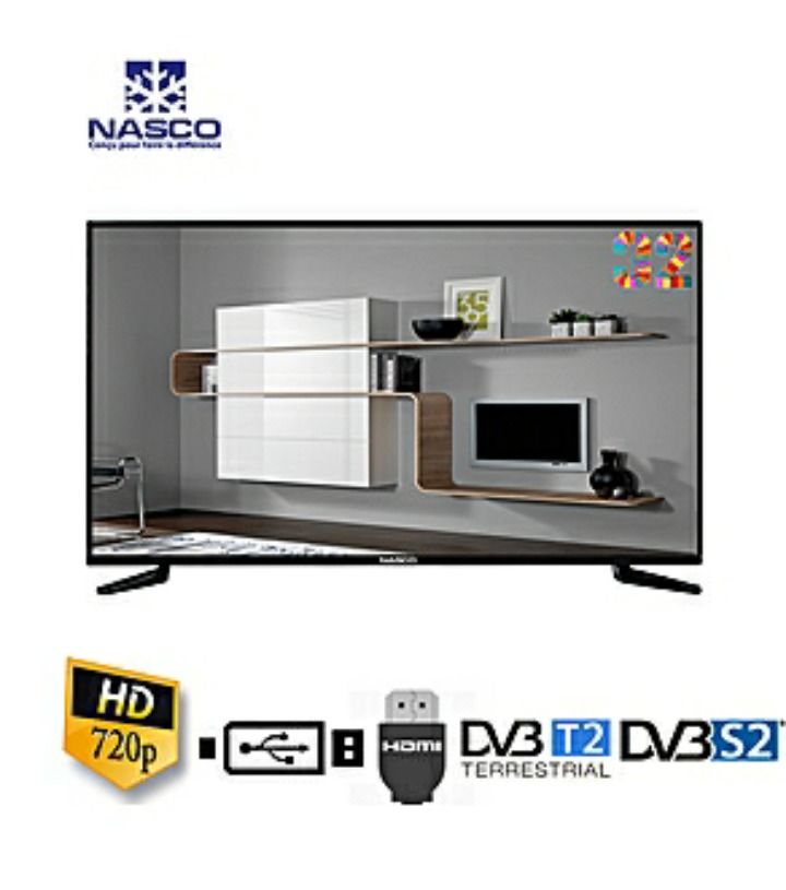 TV LED Ultra slim- HD- 32 pouces avec décodeur intégré - 3HDMI- 1uSB- port VGA