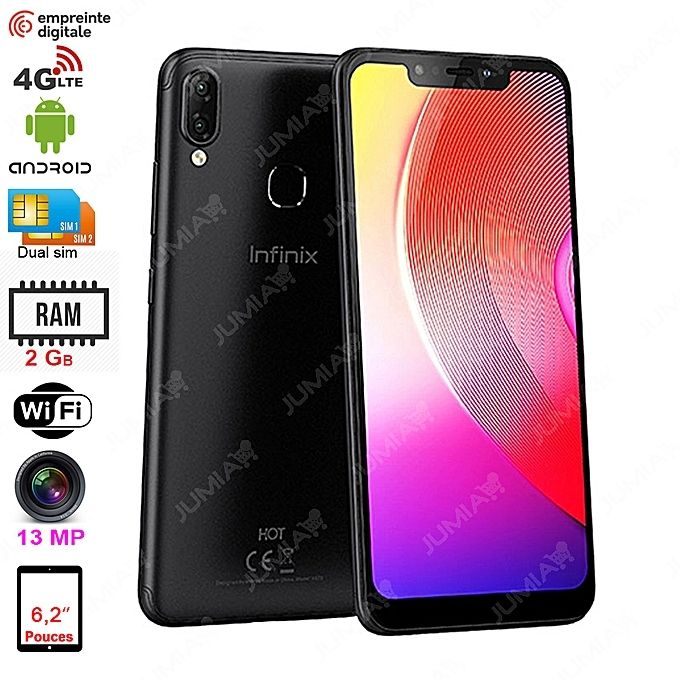 Infinix HOT 6X (X623) - 6.2" - 13Mpx - 2/16Go - 4G - 2 Sim