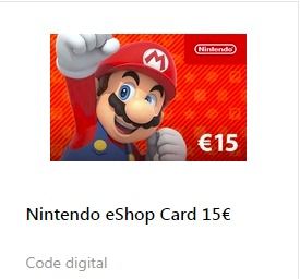 Nintendo eShop Card 15€