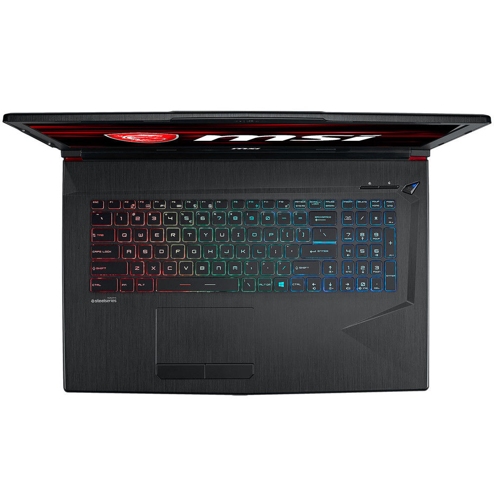 MSI GP73 8RD-007FR Leopard Intel Core i7-8750H 16 Go SSD 256 Go + HDD 1 To . Écran 17.3" LED Full HD 120 Hz Carte graphique NVIDIA GeForce GTX 1050 Ti