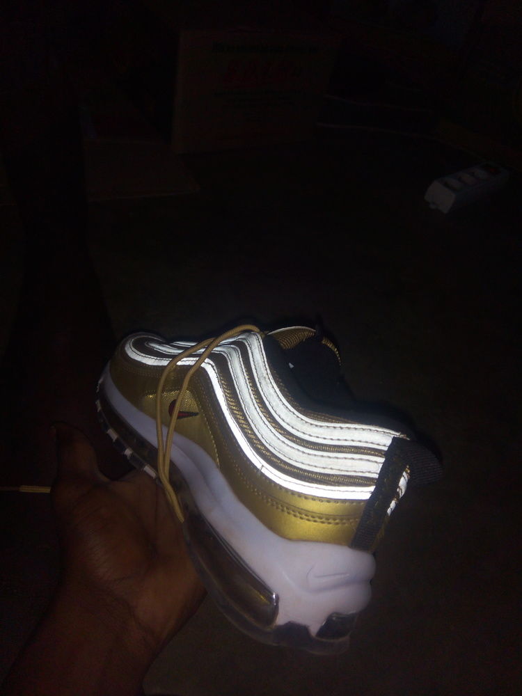 Nike airmax 97 Dorée originale fabriqué en vietnam liquidation chap chap