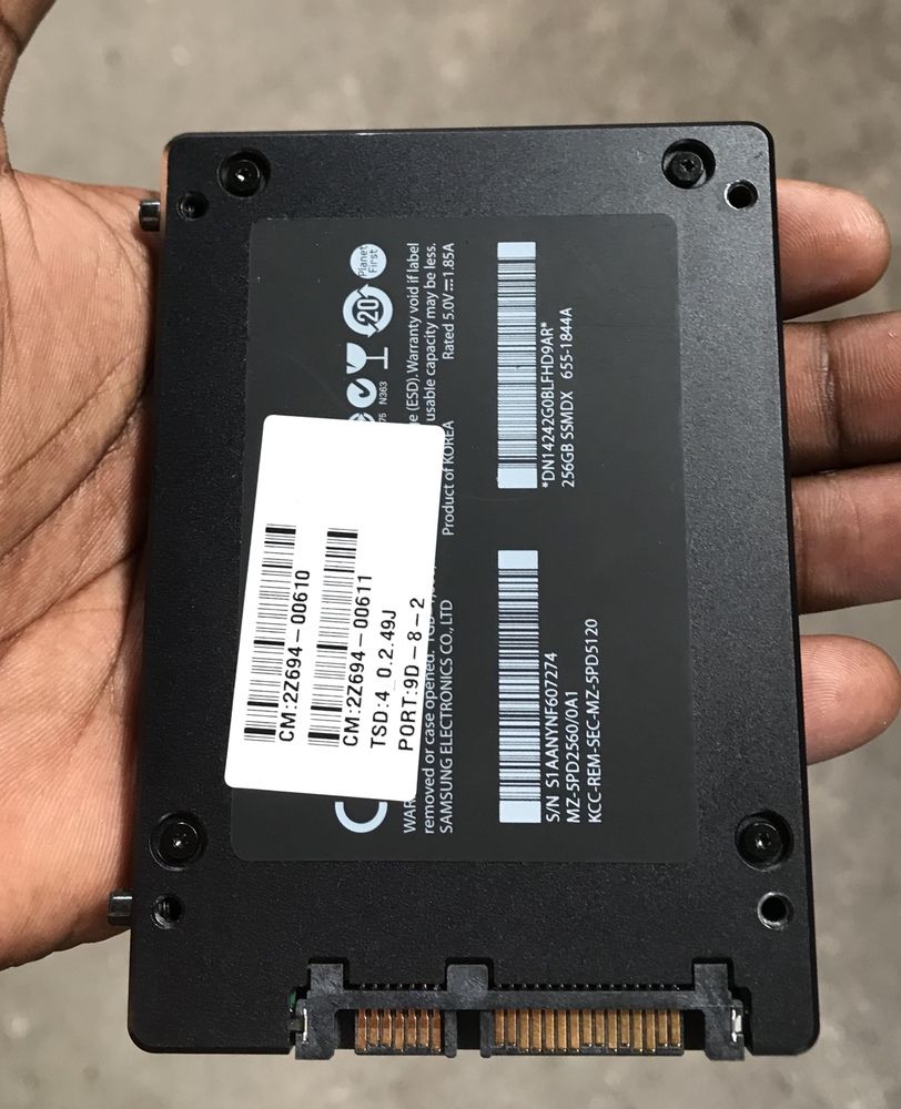 Disque Dur Ssd M2 & Sata 256Gb