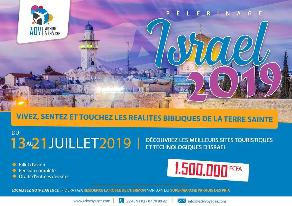 Pèlerinage Israël 2019