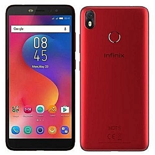 Infinix Hot S3 - 4G LTE - 2 Sim - 32Go Rom - 3Go Ram - Selfie 20Mpx - Empreinte Digitale - Rouge