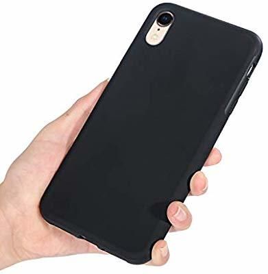 Silicone coque iPhone XR + antichoc 5D