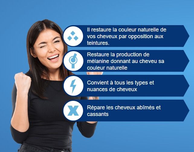 Gray Off Débarrassez-Vous De Vos Cheveux Gris en Seulement 28 Jours