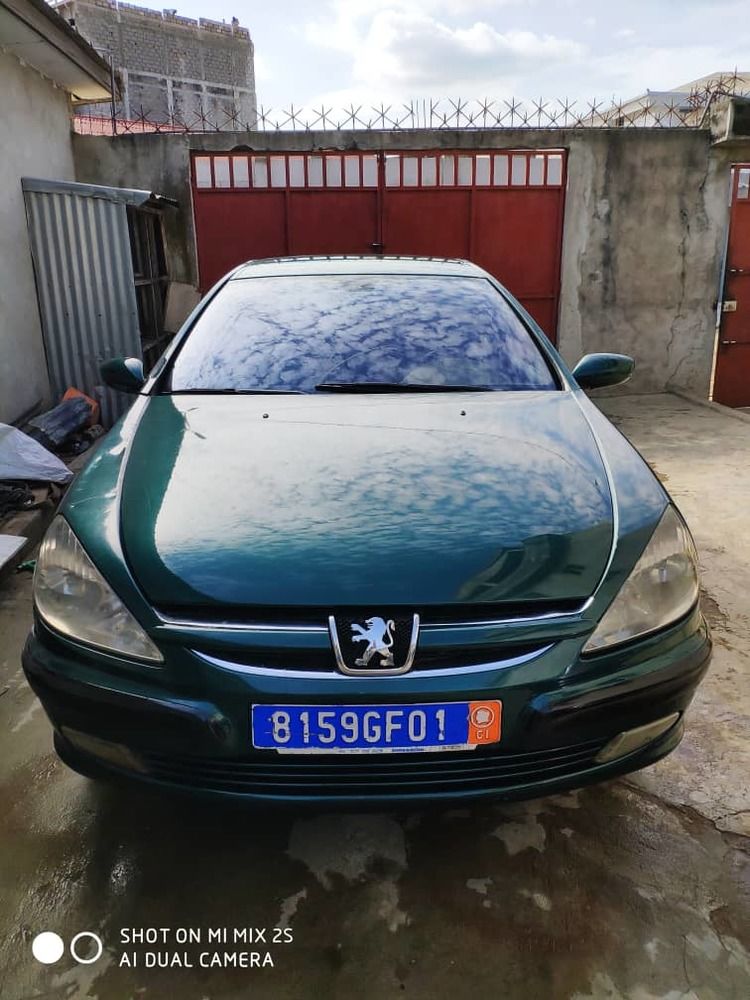 Peugeot 607 verte 2001