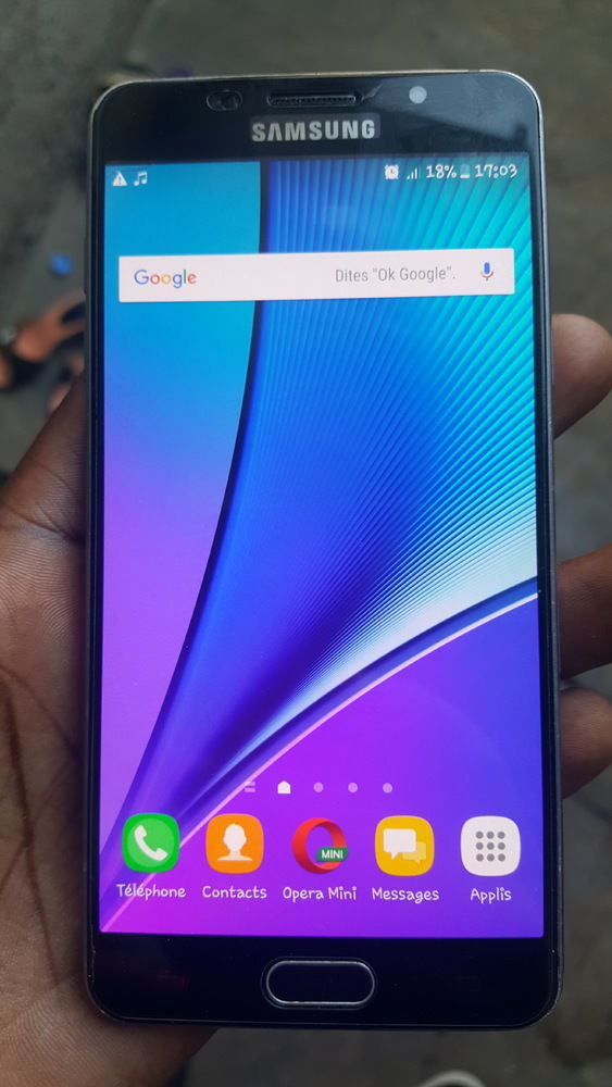 Vente d'un samsung A5 2016 duos 4g propre avec emprunt digital