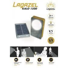 PROMOTION LAMPE DE POCHE SOLAIRE LAGAZEL KALO 1500