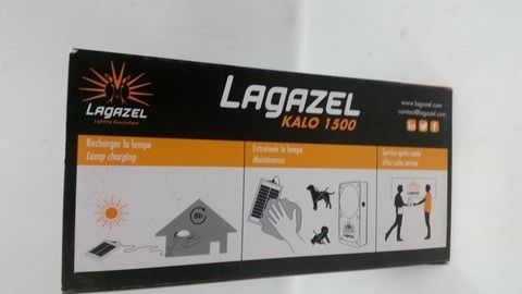 PROMOTION LAMPE DE POCHE SOLAIRE LAGAZEL KALO 1500