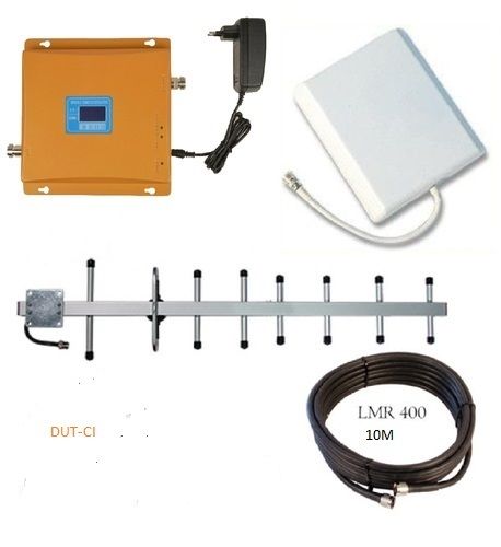 GSM Amplificateur 1800 de signal mobile bibande à deux bandes (900 1800 MHz), tous GSM
