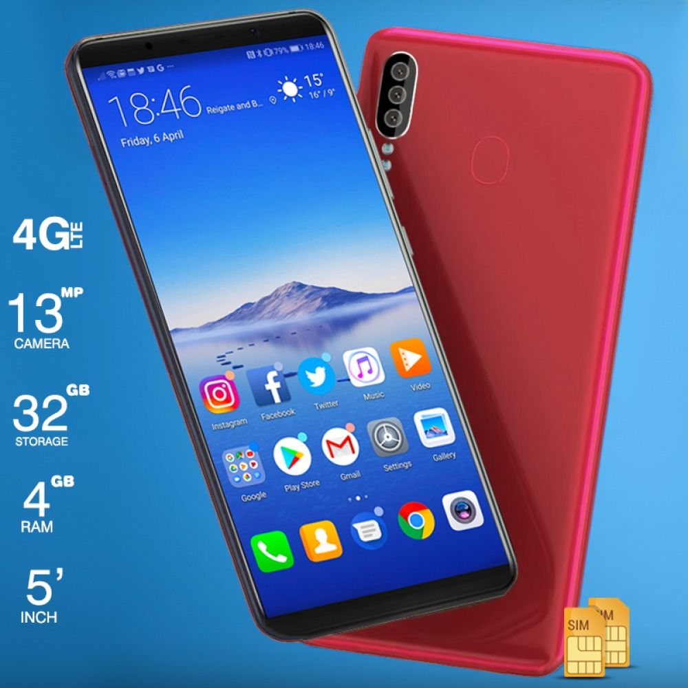 Ahamda Tengo 14 - 4G+ - 5. Pouces, 4 Go RAM - 32 Go, 2SIM