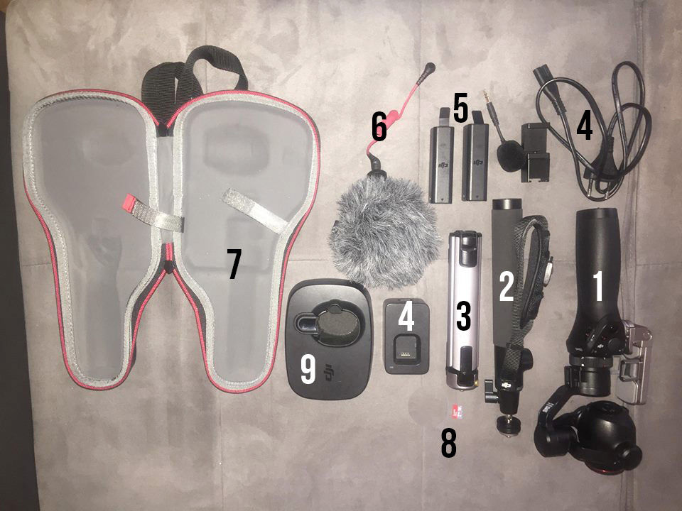 CAMERA 4K DJI OSMO PLUS ET ACCESSOIRES COMPLET