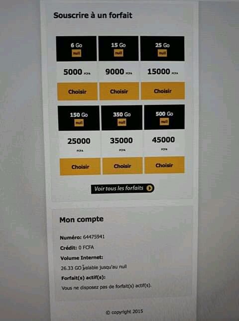 Puce internet MTN 4G 20GO - PUCE INTERNET MTN 4G 100GO