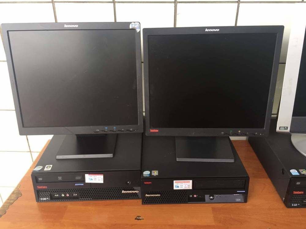 Ordinateur bureau hp et lenovo core 2 duo