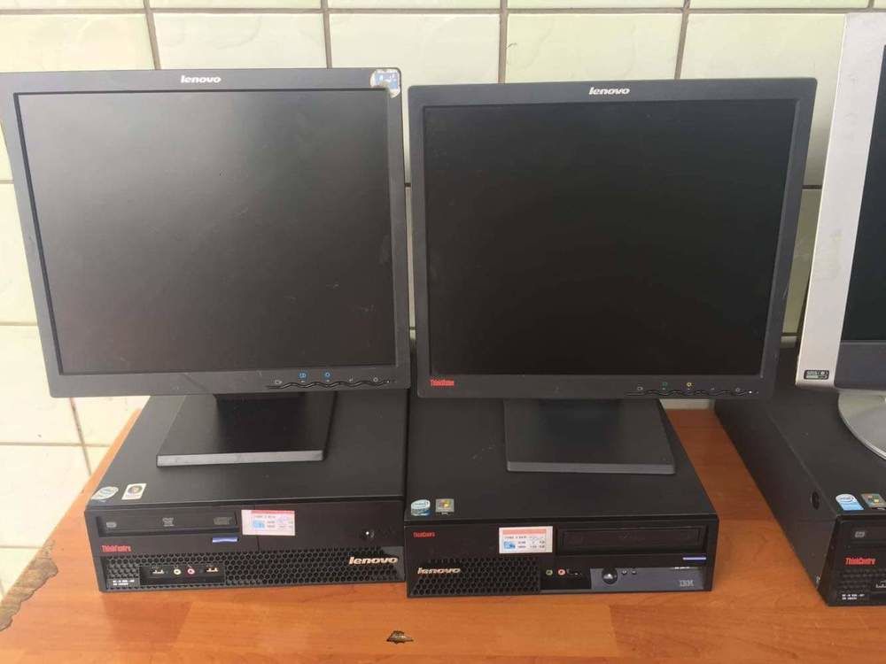 Ordinateur bureau hp et lenovo core 2 duo