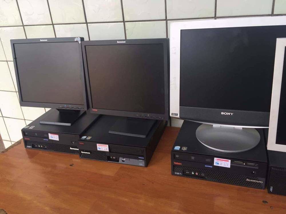 Ordinateur bureau hp et lenovo core 2 duo