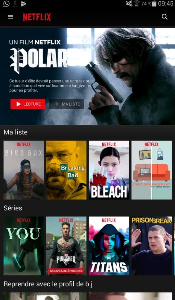 Abonnement NETFLIX
