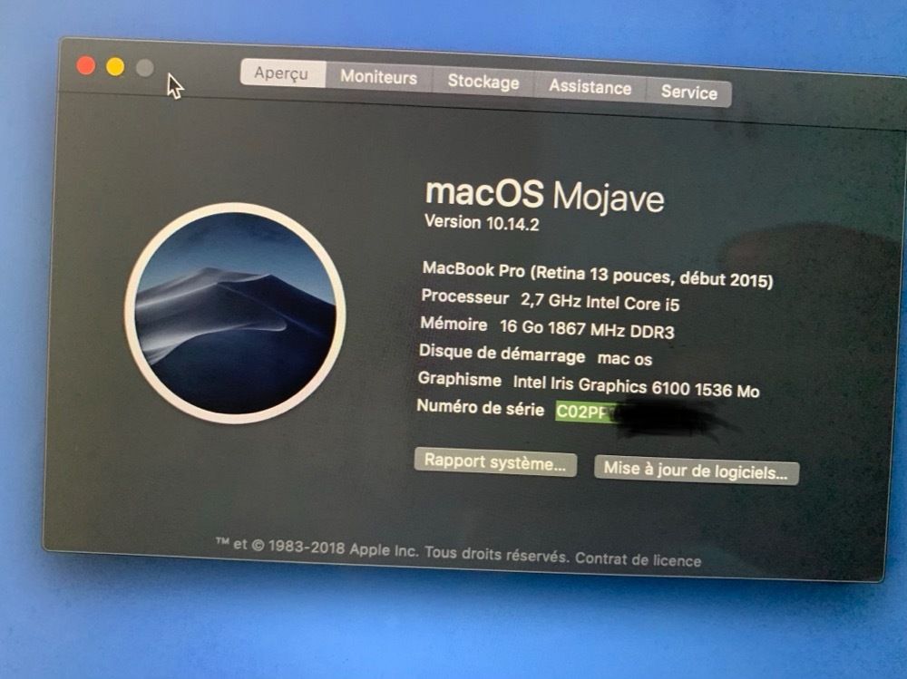 MacBook Pro retina 2015