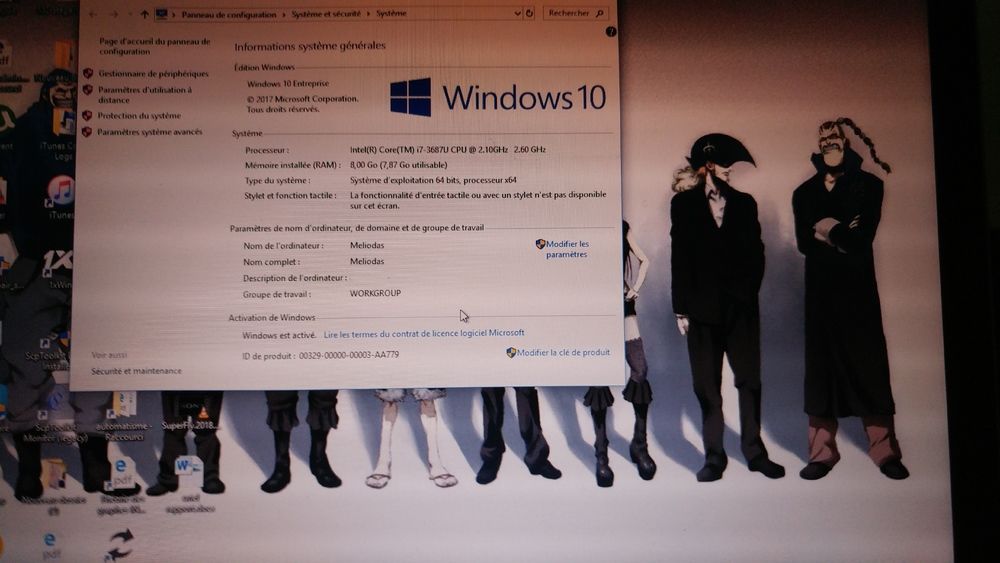 Ordinateur portable HP core i7 7th generation