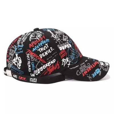 Casquette imprimé graffiti - femme Casquette imprimé graffiti - femme