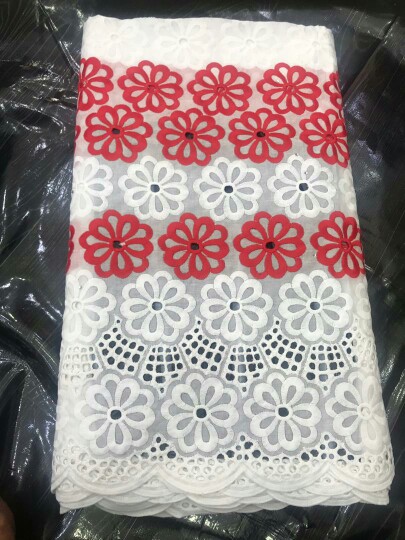 Tissus dentelle coton