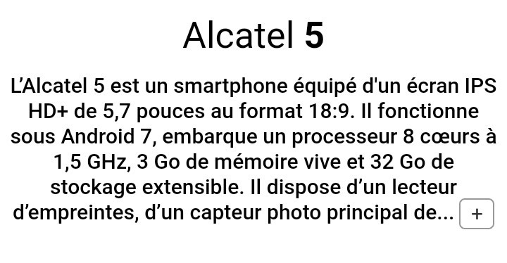 Alcatel 5