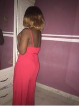 Combinaison rouge en coton Combinaison rouge en coton